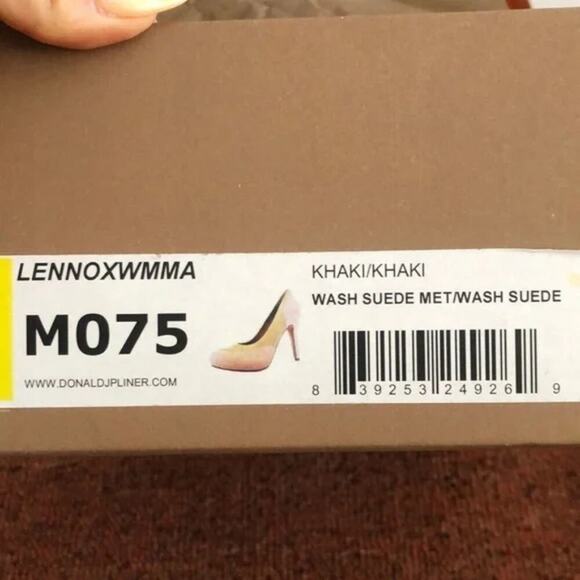 DONALD‎ J Pliner Lennox khaki Green Suede platform Heels size 7.5 new!!! - Picture 7 of 9